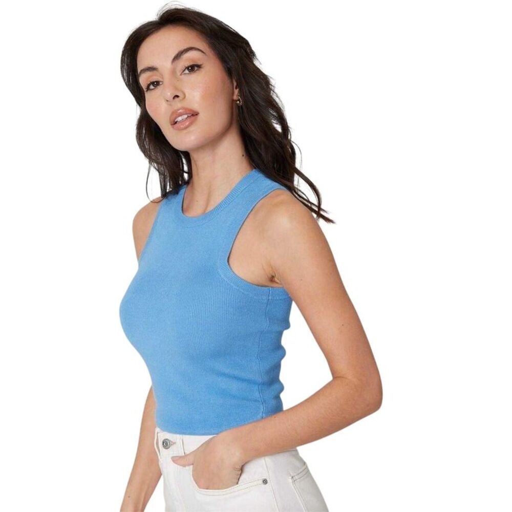 Be You Womens/Ladies Fitted Tank Top / Blue